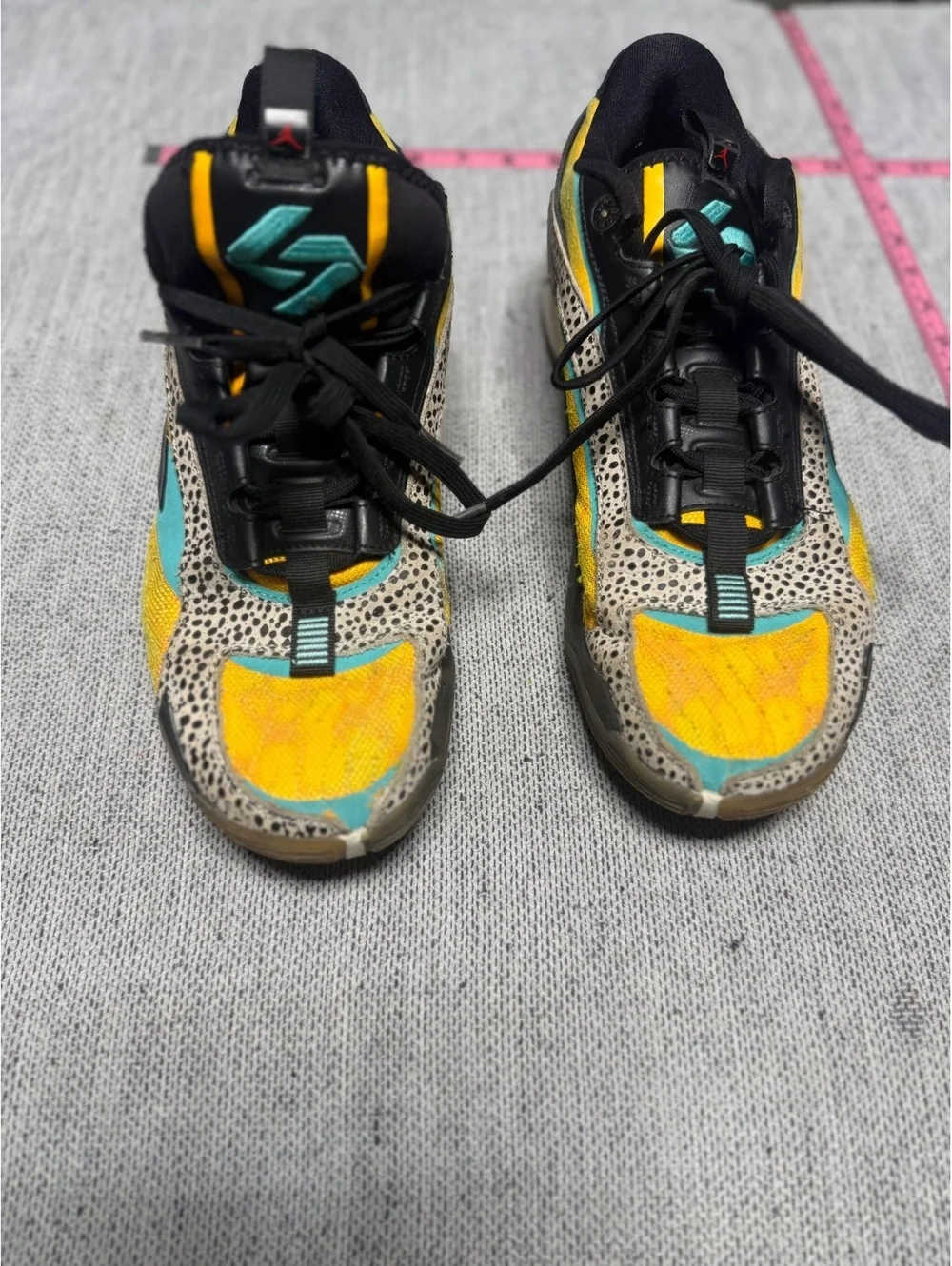 Jordan Why Not? Zer0.1 Yellow & Black Basketball Sneakers